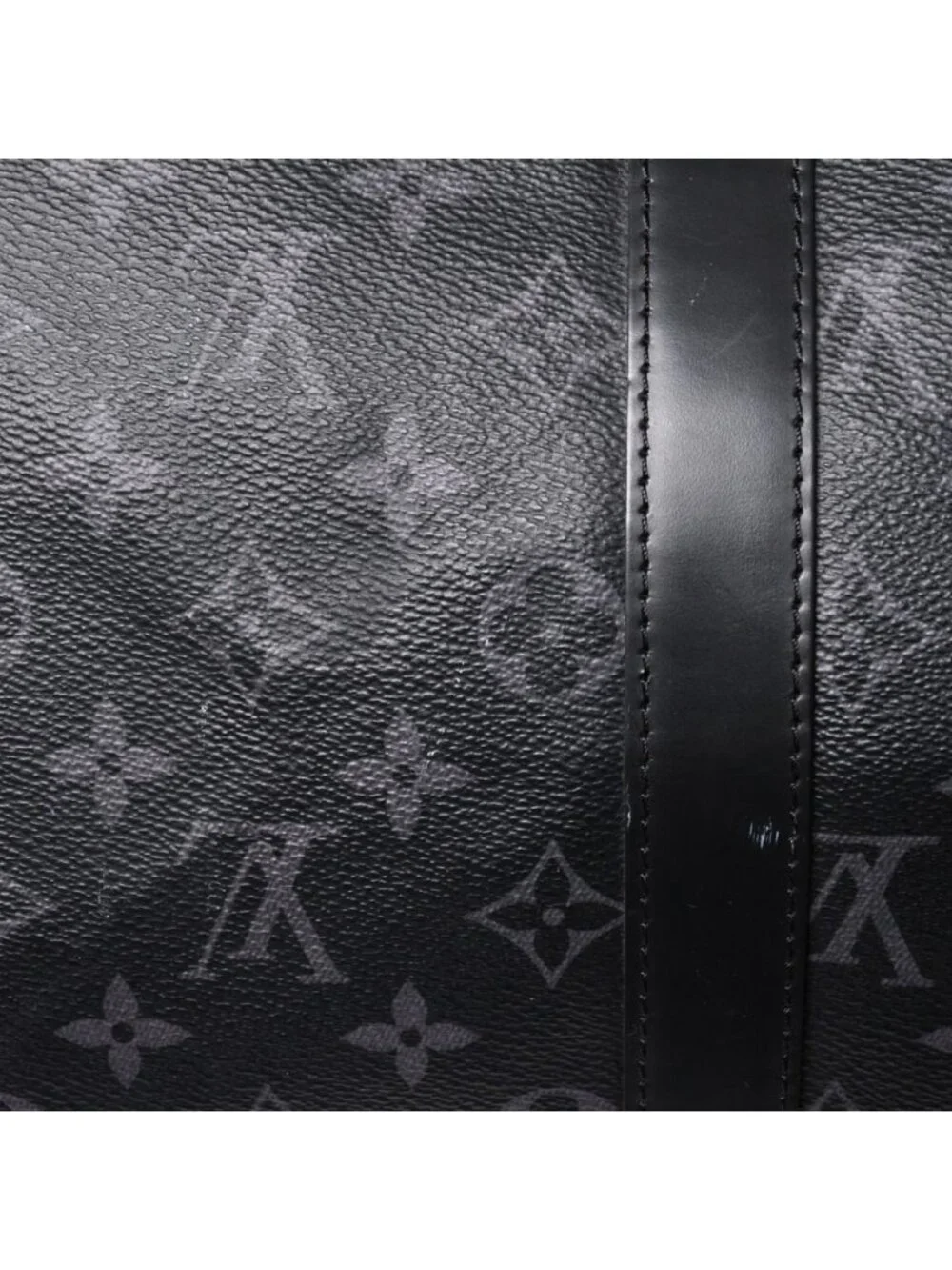 Louis Vuitton Keepall Bandouliere 45 Boston Bag Monogram Eclipse Black